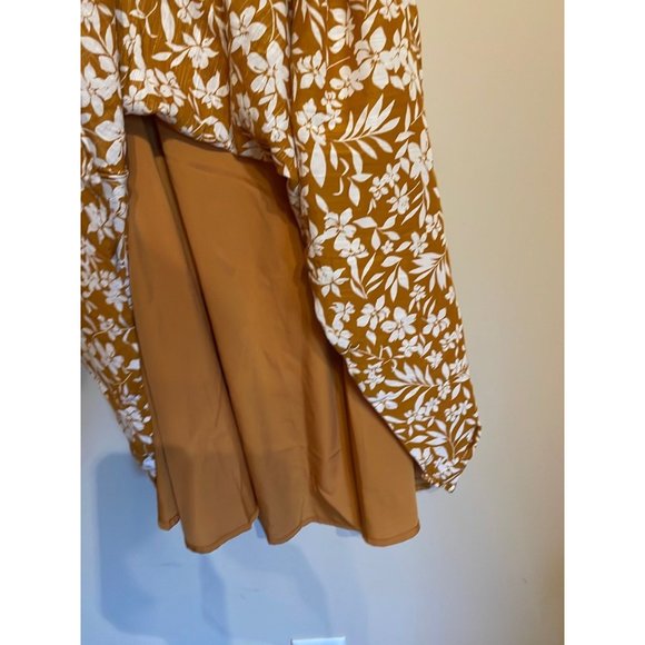 Old Navy Dress camel yellow Women's medium - Picture 10 of 10